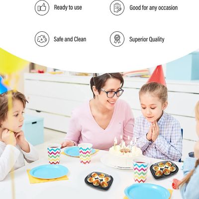 MT Products Plastic Deviled Egg Carrier/Disposable Deviled Egg Tray with Lid Holds 6 egg halves - Set of 12 Image 3