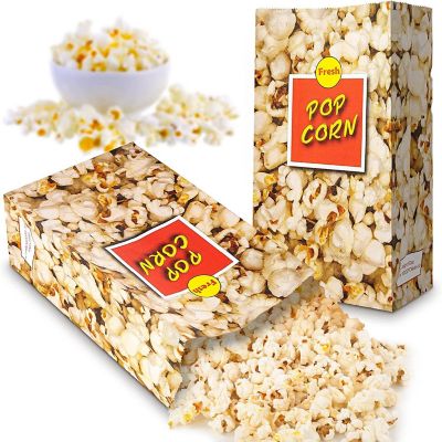MT Products Popcorn Bags - 85 oz Popcorn Holders with Flat Bottom - Pack of 15 Image 1