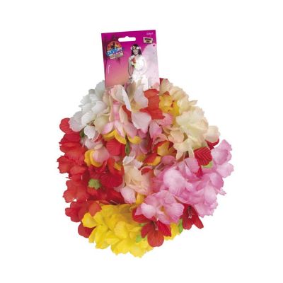 Multi-coloured Leis Costume Accessory Image 1