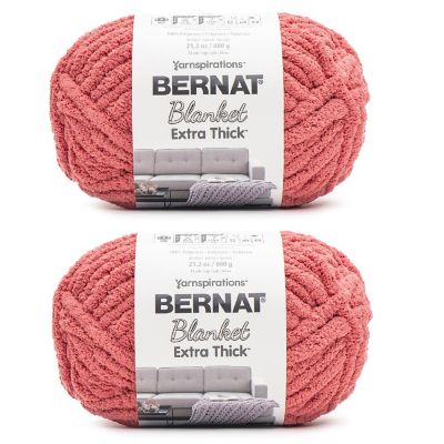 Multipack of 2 - Bernat Blanket Extra Thick 600g-Clay Image 1