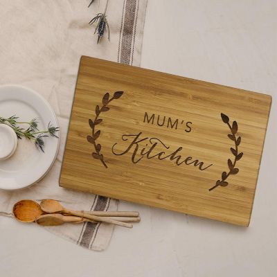 Mum's Kitchen Rustic Board 17.75x11 Image 1