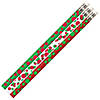 Musgrave Pencil Company Dots of Christmas Fun Pencil, 12 Per Pack, 12 Packs Image 1