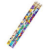 Musgrave Pencil Company Galaxy Galore Motivational/Fun Pencils, 12 Per Pack, 12 Packs Image 1