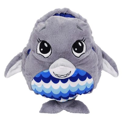 Mushabelly Grey Shark Large 15" Plush Image 1