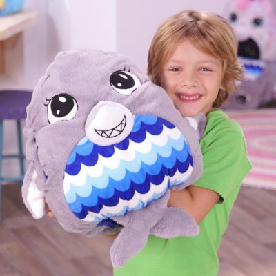 Mushabelly Grey Shark Large 15" Plush Image 2