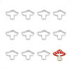 Mushroom 3.75" Cookie Cutters Image 1
