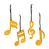 Musical Note Wood Ornaments - 12 Pc. Image 1