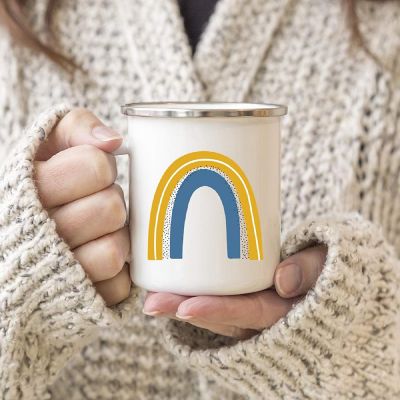 Mustard Yellow Rainbow 11oz Kids Mug Image 2