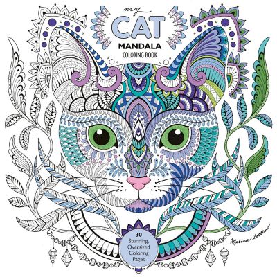 My Cat Mandala Coloring Book-Softcover Image 1