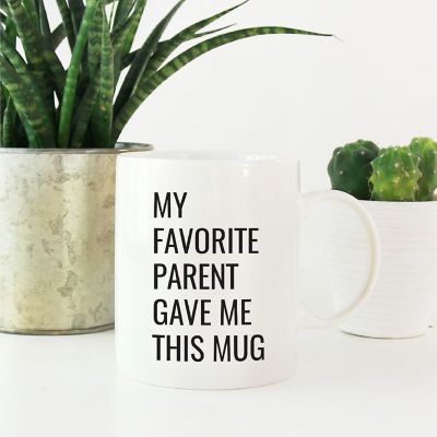 My Favorite Parent Ceramic Coffee Mug Image 1