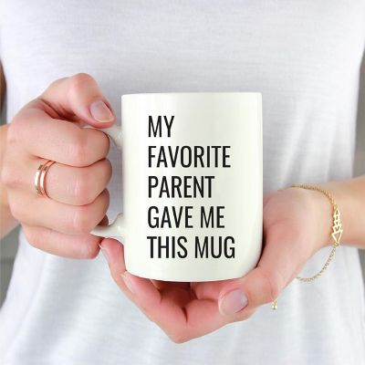 My Favorite Parent Ceramic Coffee Mug Image 1