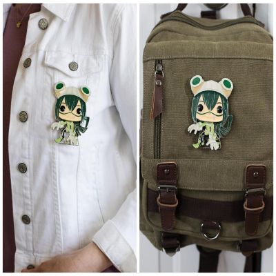 My Hero Academia 3-Inch Funko POP Pin  Tsuyu Asui Image 3