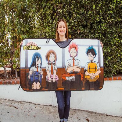 My Hero Academia Characters Sunshade for Car Windshield  58 x 28 Inches Image 2