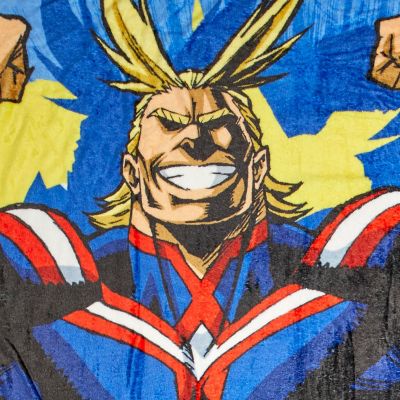 My Hero Academia Official All Might Large Fleece Throw Blanket  60 x 45 Inches Image 3