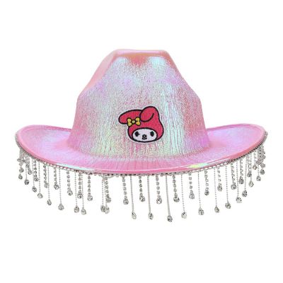 My Melody Character Art Pink Cowboy Hat-OSFA Image 1