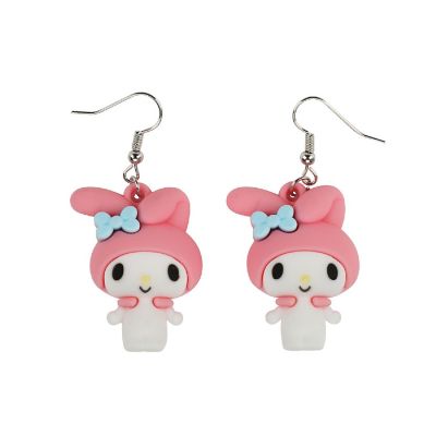 My Melody Plush Oversized Character Earrings Image 1