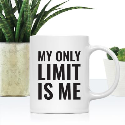 My Only Limit Is Me Ceramic Mug Image 1