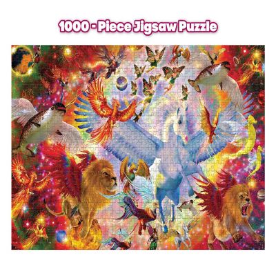 Mythical Menagerie Fantasy 1000 Piece Jigsaw Puzzle Image 2