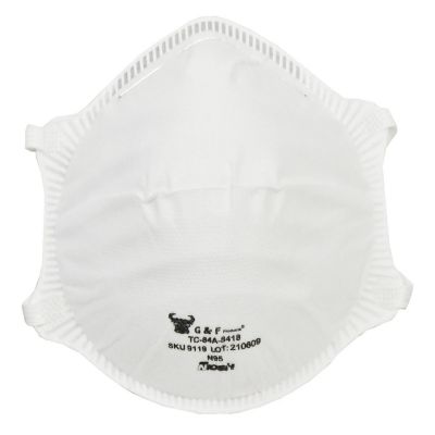 N95 Particulate Respirator Dust Mask, 20 Pieces Image 1