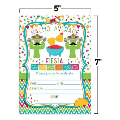 Nacho Average Invitations 40pc. by AmandaCreation Image 1