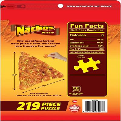 Nacho Chip 219pcs Jigsaw Puzzle 20"x21" Snack Series Food Theme Mighty Mojo Image 3