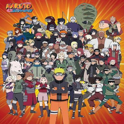 Naruto Cast 1000 Piece 1000 Piece Jigsaw Puzzle Image 1