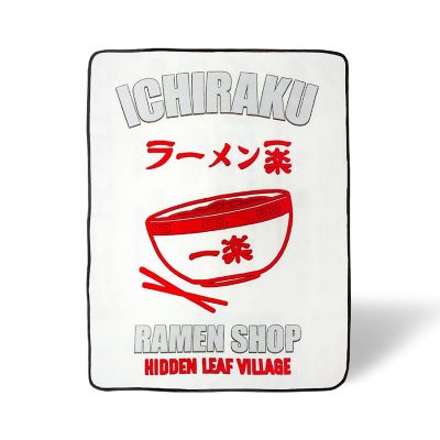 Naruto Ichiraku Ramen Fleece Throw Blanket  45 x 60 Inches Image 1