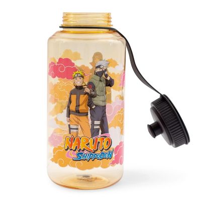 Naruto Shippuden Characters Water Bottle With Push Cap  Holds 32 Ounces Image 2