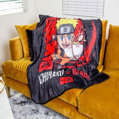 Naruto Shippuden Ichiraku Ramen Fleece Throw Blanket  45 x 60 Inches Image 3
