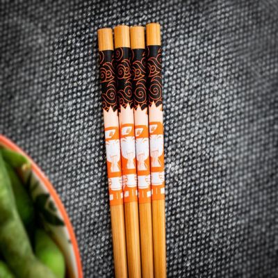 Naruto: Shippuden Ramen Bamboo Chopsticks  Set of 2 Image 2