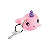 Narwhal Slow-Rising Squishy Keychains - 12 Pc. Image 1