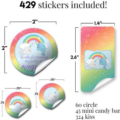Narwhal Sticker Bundle 29pc. by AmandaCreation Image 1