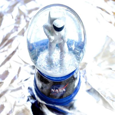 NASA Astronaut Light-Up Collectible Snow Globe  6 Inches Tall Image 3