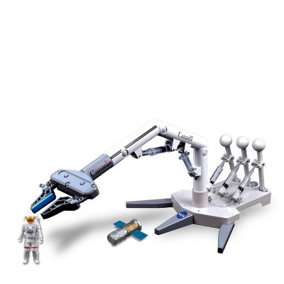 NASA Future Explorers - Canadarm Robot Arm Mobility System. Build &amp; Learn STEM Education &amp; Interactive Space Exploration For Kids. With Hydraulic Power &amp; 4 Axis Image 1