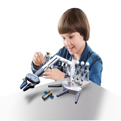 NASA Future Explorers - Canadarm Robot Arm Mobility System. Build &amp; Learn STEM Education &amp; Interactive Space Exploration For Kids. With Hydraulic Power &amp; 4 Axis Image 2