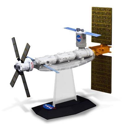 NASA Future Explorers - Gateway Space Station Interactive Model. Build &amp; Learn STEM Education &amp; Interactive Space Exploration For Kids with Projector Image 1