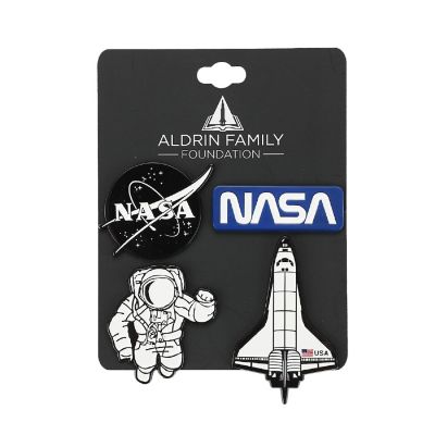 NASA Icons 4-Pack Lapel Pin Set Image 2