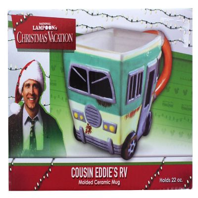 National Lampoon's Christmas Vacation Cousin Eddie's RV Molded 22oz Ceramic Mug Image 1