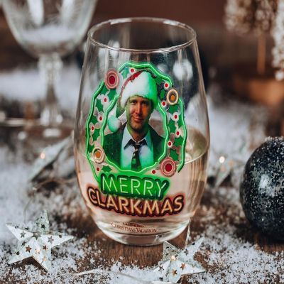 National Lampoon's Christmas Vacation Merry Clarkmas Stemless Glass  20 Ounces Image 3