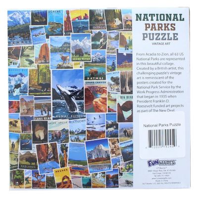 National Parks 1000 Piece Jigsaw Puzzle Image 1