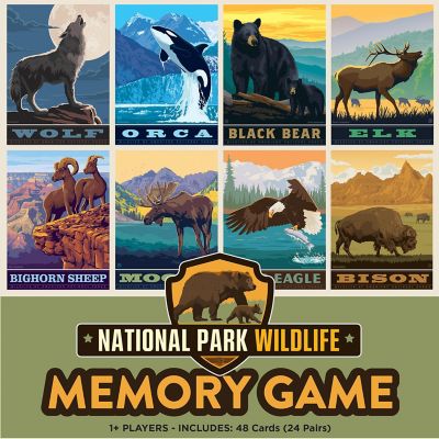 National Parks Wildlife Memory Game Image 1
