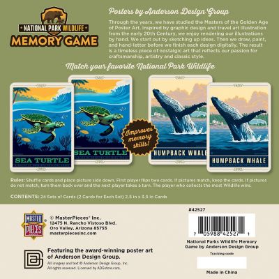 National Parks Wildlife Memory Game Image 3