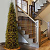 National Tree Company 10 ft. Kingswood&#174; Fir Pencil Tree with Clear Lights Image 1