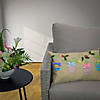 National Tree Company 10"x18" Burlap Easter Egg Pillow Image 1