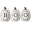 National Tree Company 13 in. BOO Pumpkin Assortment Image 1