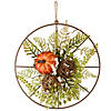 National Tree Company 13 in. Harvest Flower Circular Decoration Image 1