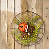 National Tree Company 13 in. Harvest Flower Circular Decoration Image 1