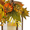 National Tree Company 14 in. Sunflower and Pumpkin Decorated Harvest Lantern Image 2