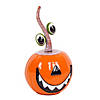 National Tree Company 15 in. Halloween Floating Eyes Metal Pumpkin Decoration Image 3