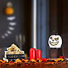 National Tree Company 15 in. Pre-Lit Ghost Pumpkin in Stand Image 1